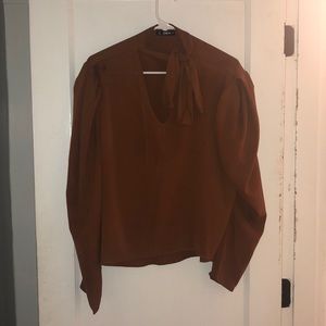 Brown Blouse
